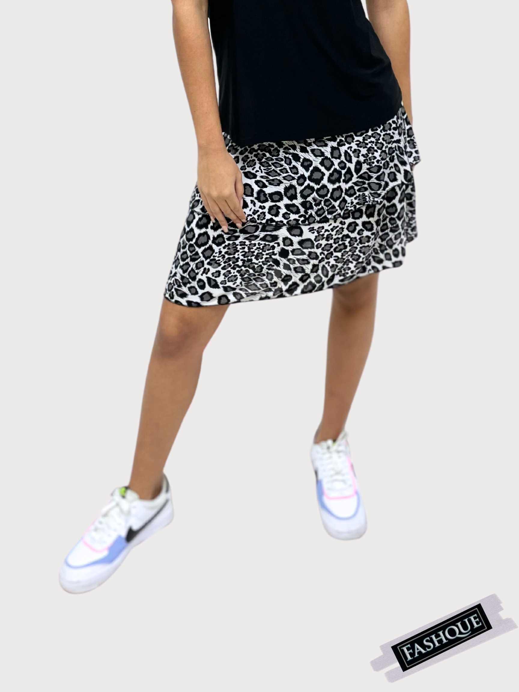 FASHQUE - 3 Tier PRINTED SKORT with the Ruffle in the center - SH001 SALE