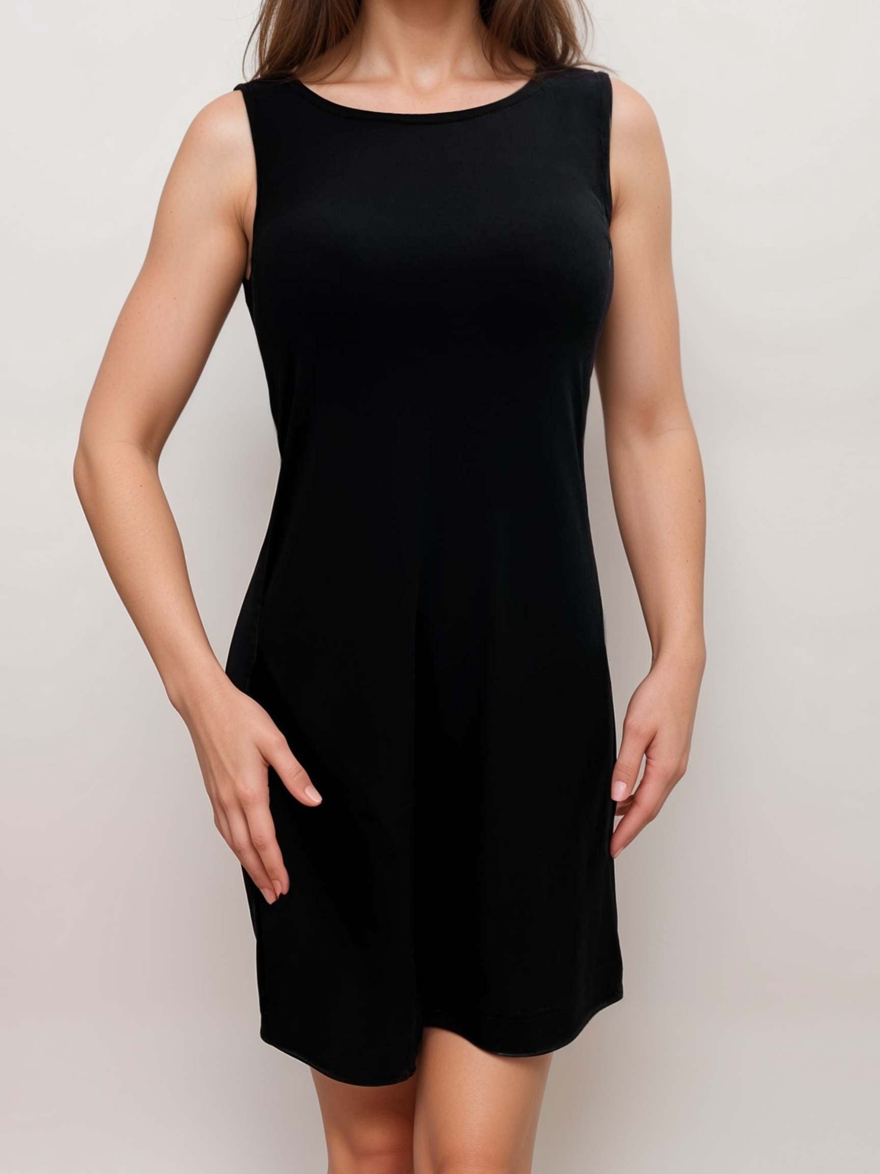 Boat Neck Sleeveless short Dress for Women - D095 SALE