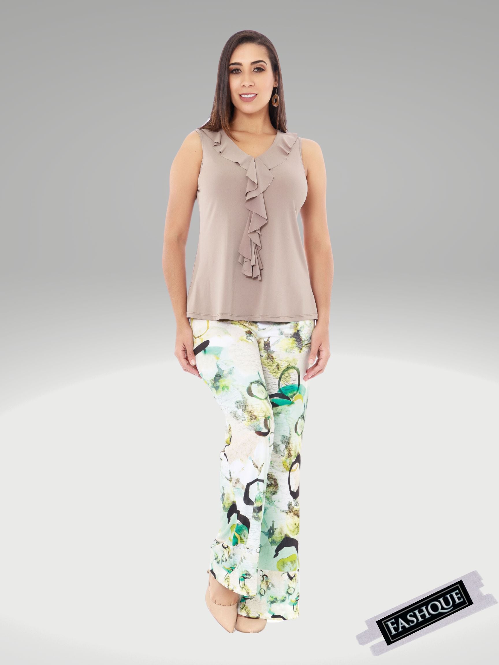 Pull on elasticized Palazzo - P2039