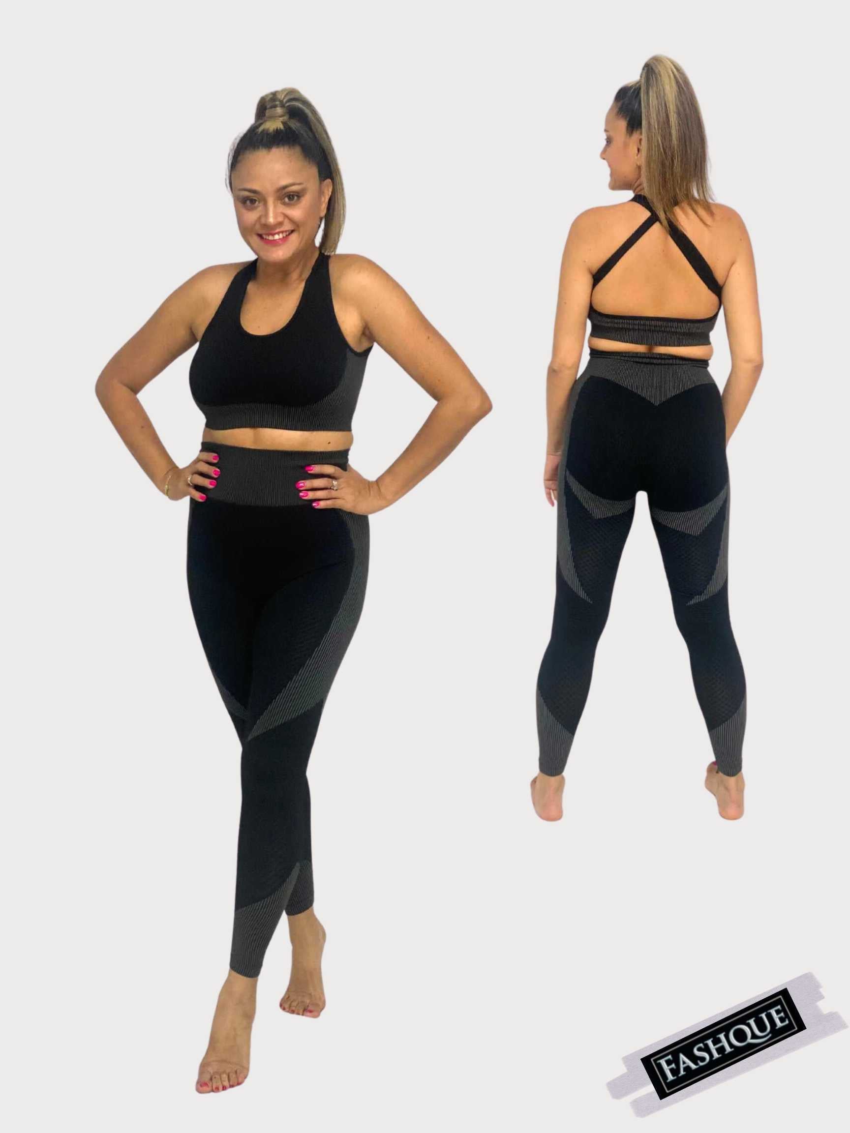 Workout Sets for Women 3 PCS Yoga Outfits Activewear Set - P2193
