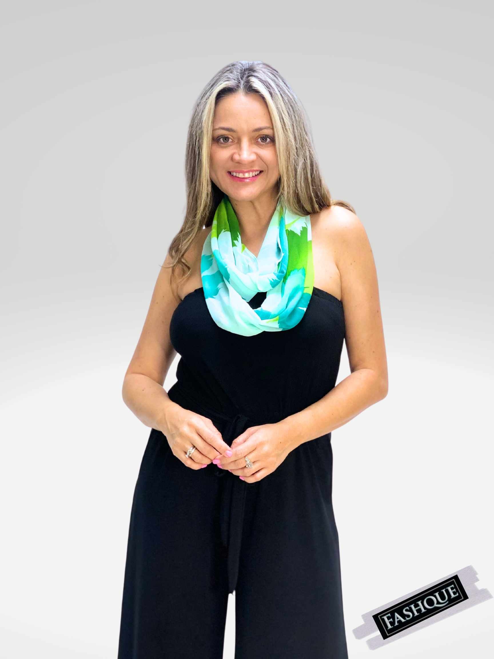 FASHQUE - Silky light weight Scarf For  Women - S1103