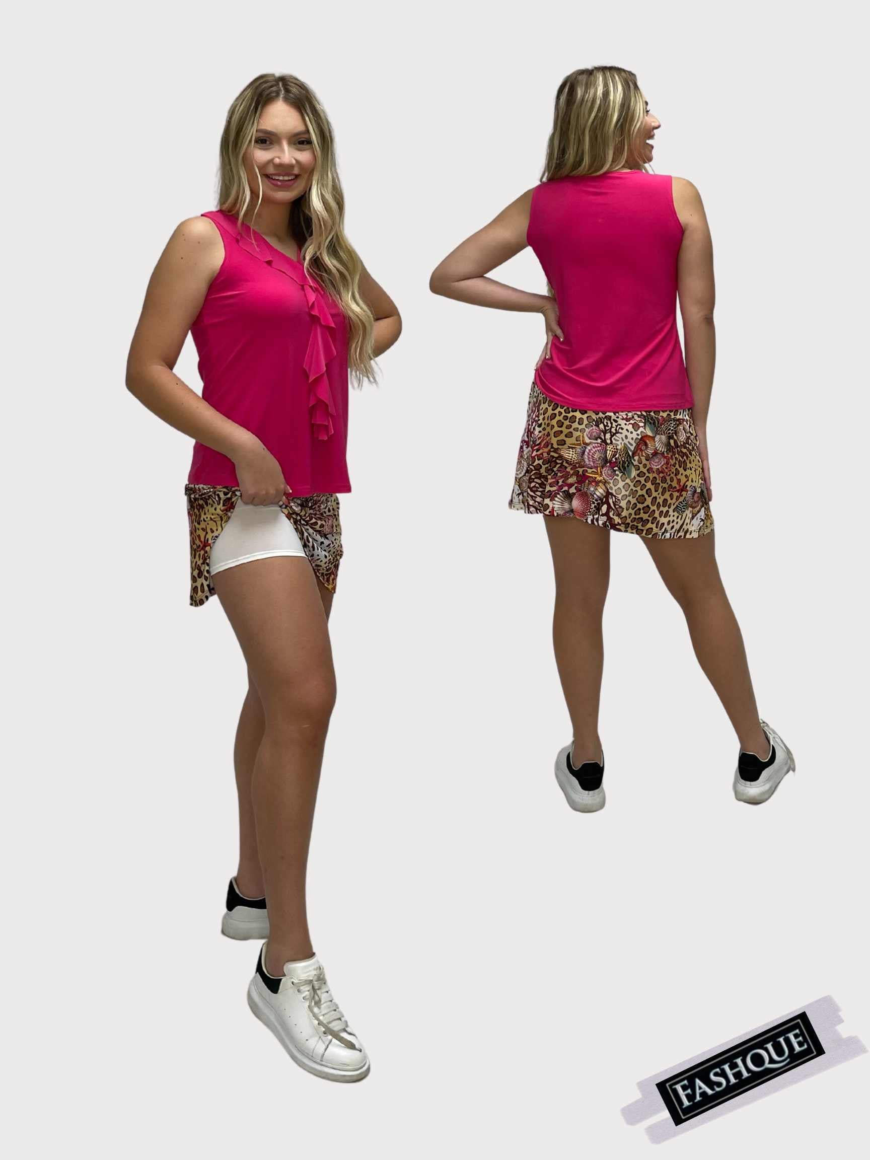 FASHQUE - Women Golf Short Skort with Pockets - SK2013