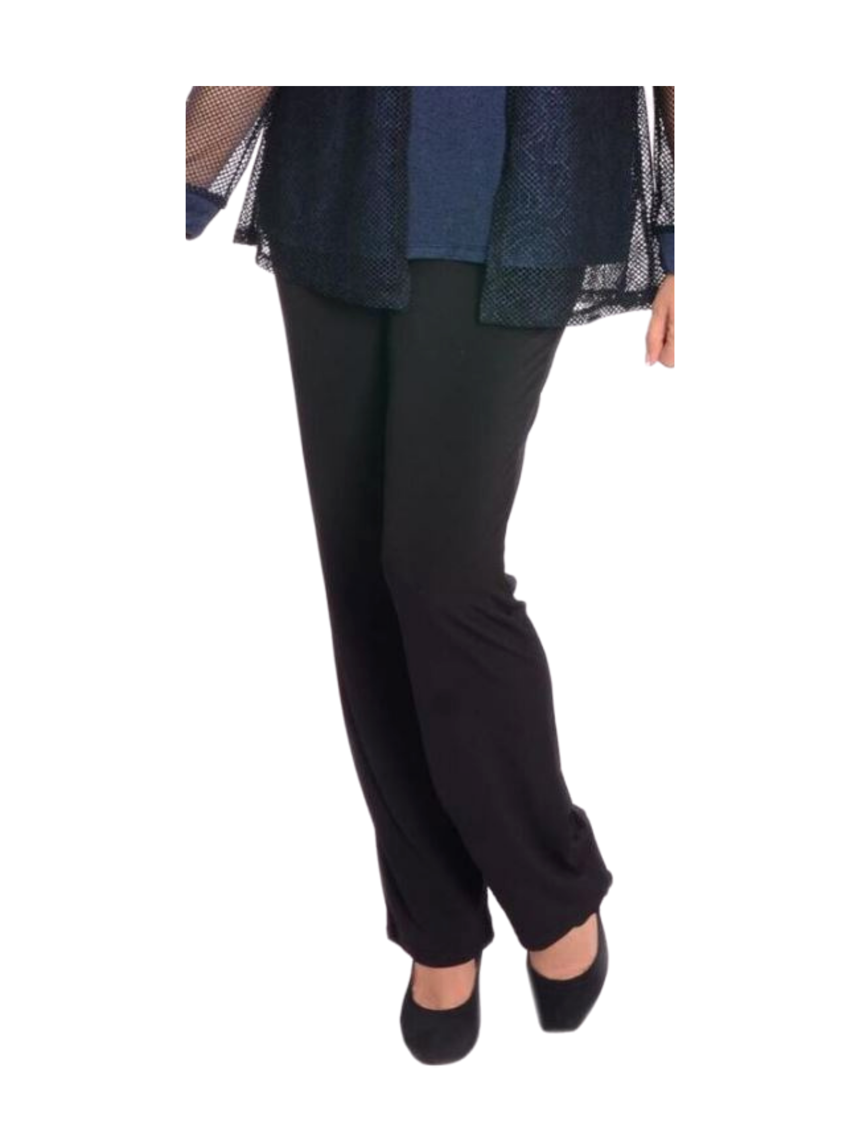 Mid Rise Slim Straight Pant - P026
