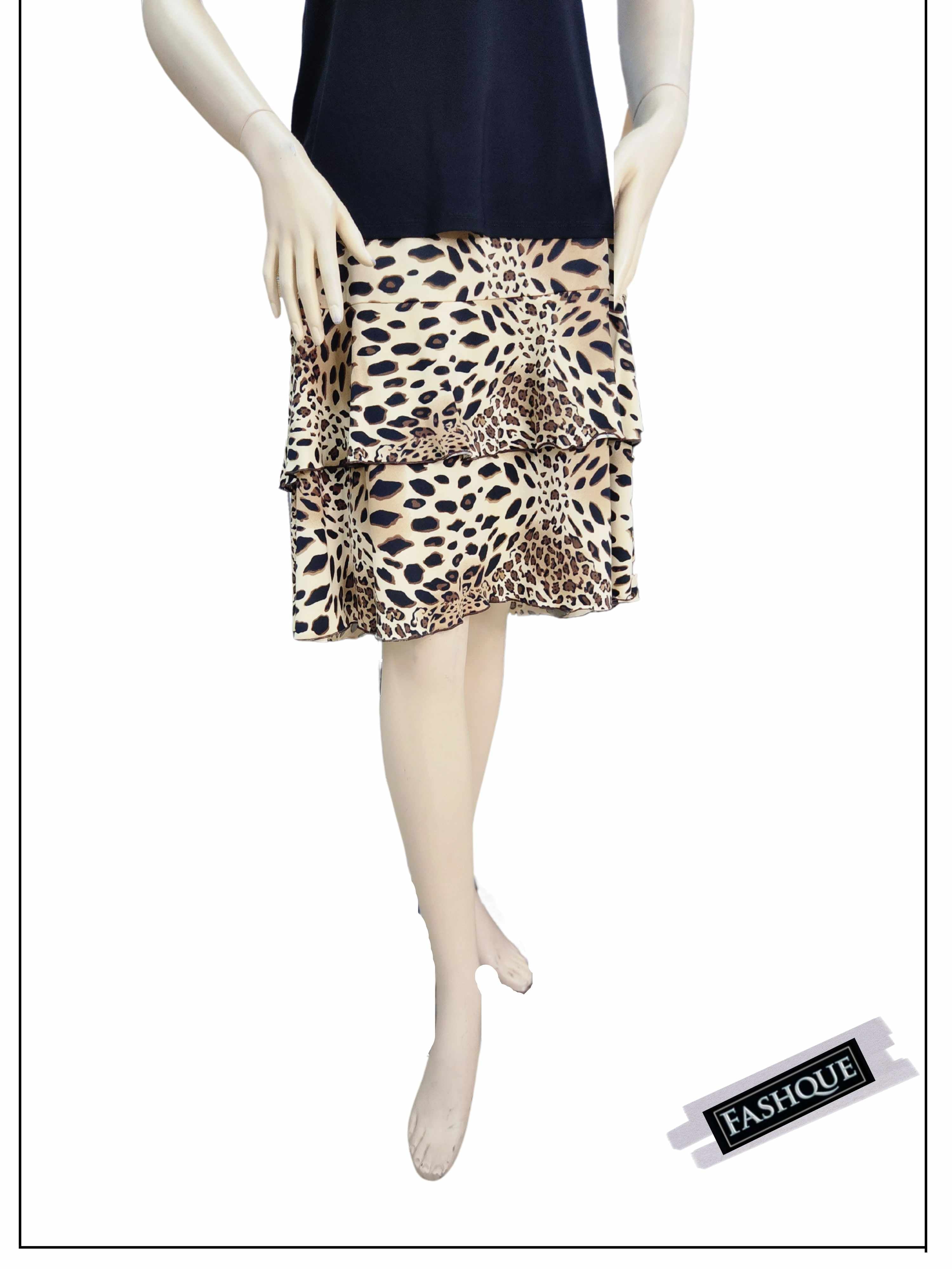 3 Tier PRINTED SKORT with the Ruffle in the center - SH001 SALE